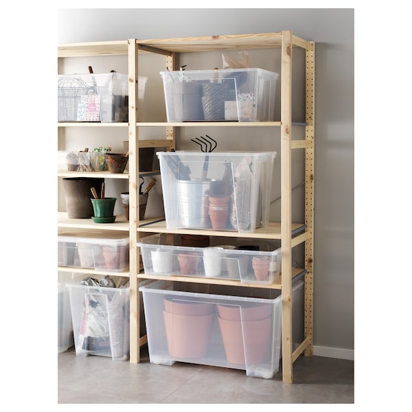 SAMLA Box mit Deckel, transparent, Neuheiten