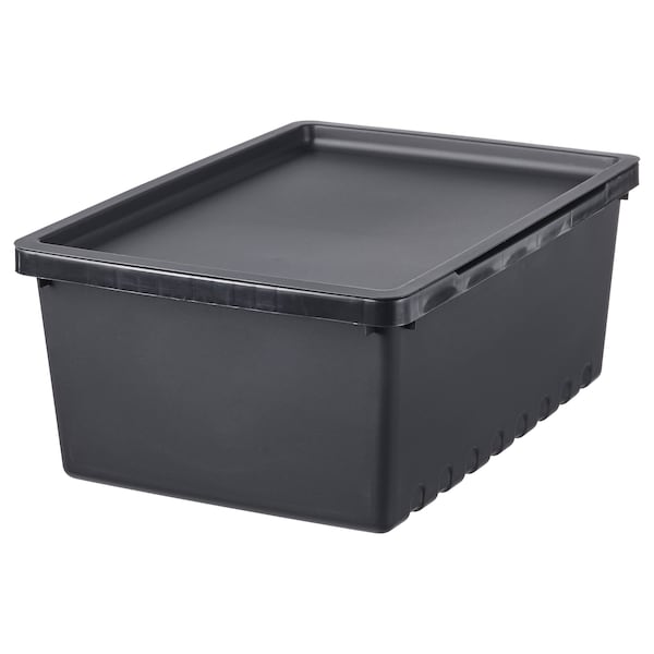 UPPSNOFSAD Box mit Deckel, schwarz, Sonderangebote