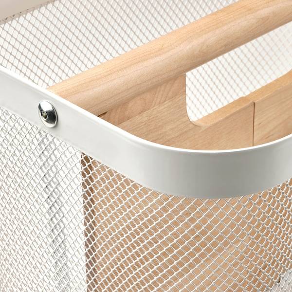 RISATORP Korb mit Fächern, weiß, Bis zu 50% Rabatt