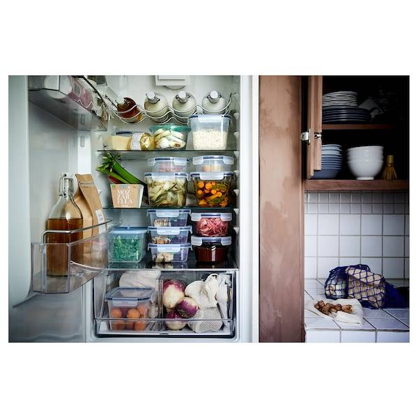 IKEA 365+ Vorratsbehälter mit Deckel, quadratisch/Kunststoff, Super Rabatt