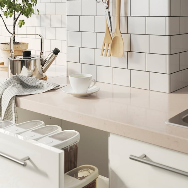 IKEA 365+ Vorratsbehälter mit Deckel, transparent/weiß, 50% Rabatt mit kostenlosem Versand