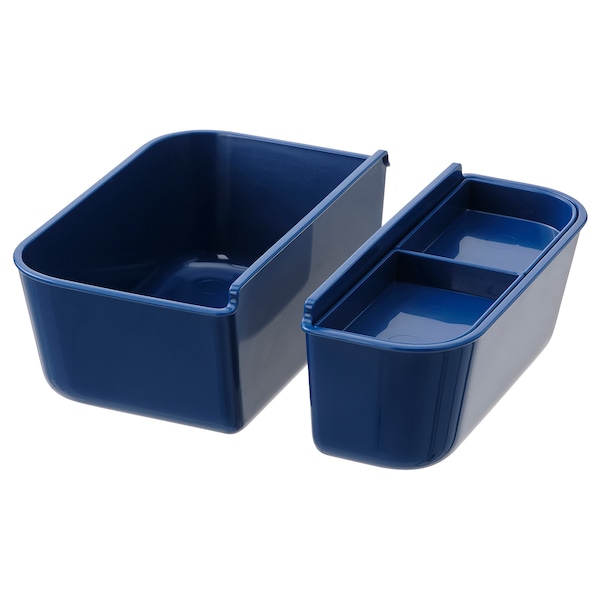 IKEA 365+ Lunchbox-Einsatz 2 St., dunkelblau Online
