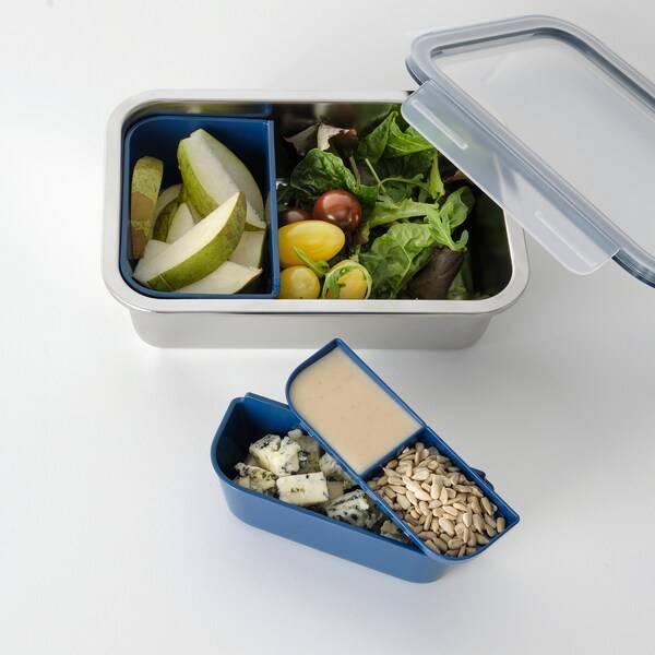 IKEA 365+ Lunchbox-Einsatz 2 St., dunkelblau Online