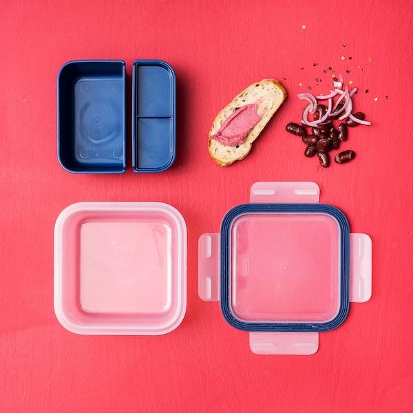 IKEA 365+ Lunchbox-Einsatz 2 St., dunkelblau Online