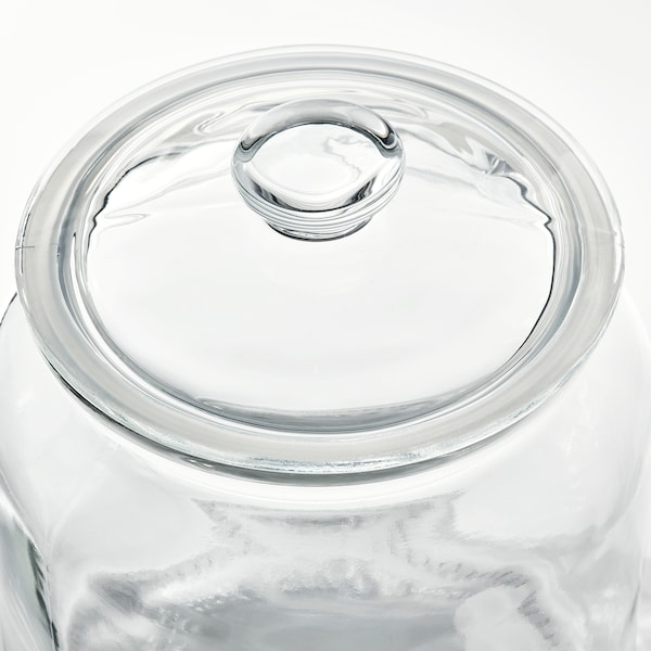 VARDAGEN Dose mit Deckel, Klarglas, Angebote