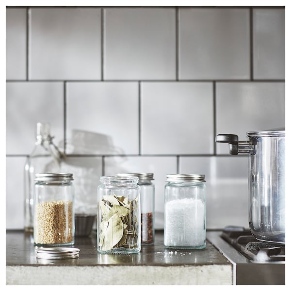CITRONHAJ Gewürzglas, Klarglas/Edelstahl, Exklusivangebot