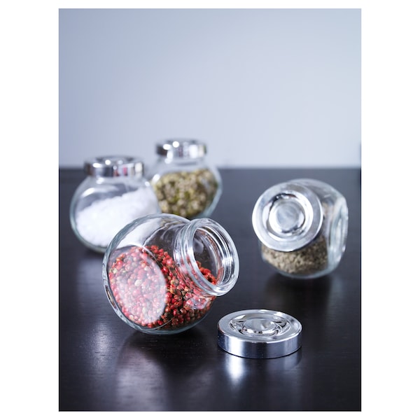 RAJTAN Gewürzglas, Glas/aluminiumfarben, Cyber Monday