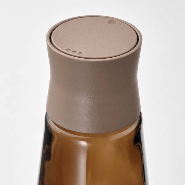 HALVTOM Salz- und Pfefferstreuer, Glas/braun, Vatertagsangebot