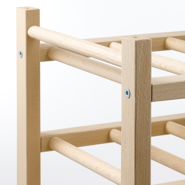 HUTTEN Flaschenregal für 9 Flaschen, Massivholz Blitzangebot