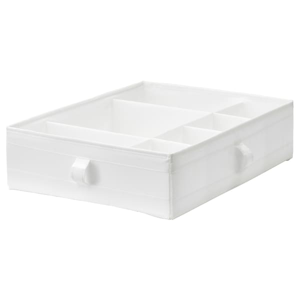 SKUBB Kasten mit Fächern, weiß,