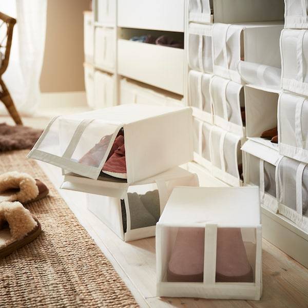 SKUBB Schuhbox, weiß, Letzter Tag