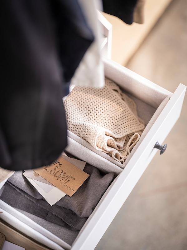 BAXNA Sortierbox, grau/weiß, Bis zu 65% Rabatt