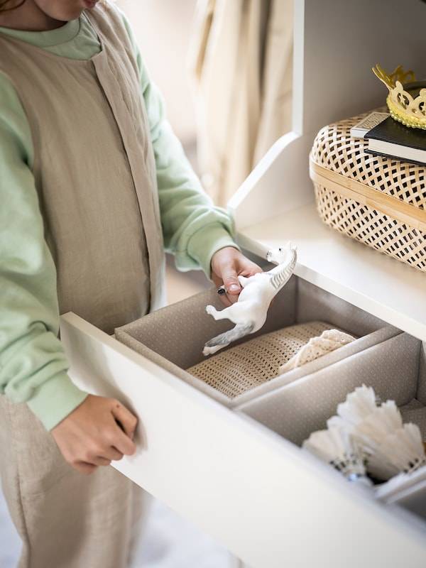 BAXNA Sortierbox, grau/weiß, Bis zu 65% Rabatt