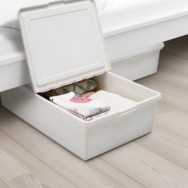 SOCKERBIT Box mit Deckel, weiß, Nur für heute