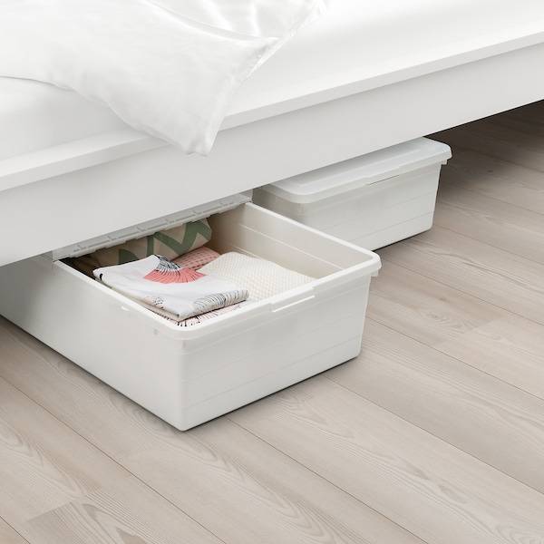 SOCKERBIT Box mit Deckel, weiß, Nur für heute