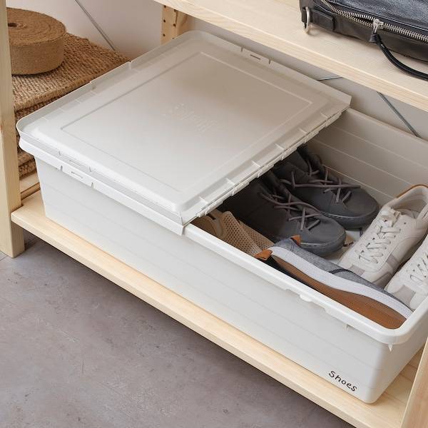 SOCKERBIT Box mit Deckel, weiß, Nur für heute