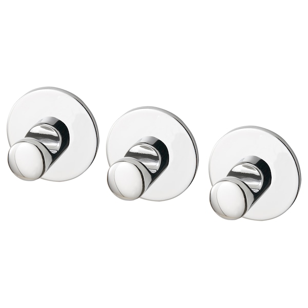 SKOGHALL Haken, selbstklebend, verchromt Kostenloser Versand international