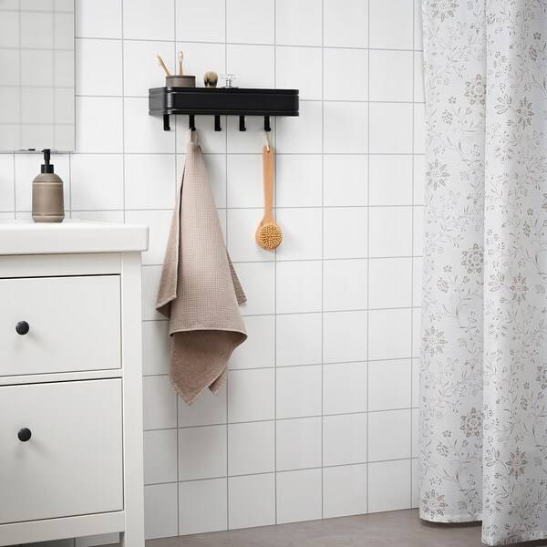 LILLASJÖN Wandregal mit 5 Haken 50% Rabatt für begrenzte Zeit