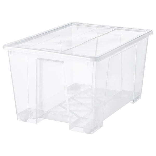 SAMLA Box mit Deckel, transparent,