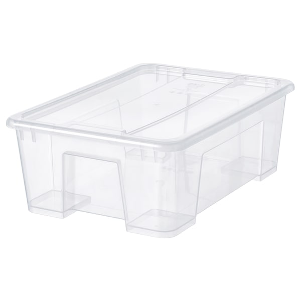 SAMLA Box mit Deckel, transparent, Muttertagsangebot