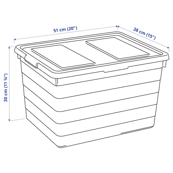 SOCKERBIT Box mit Deckel, weiß, Vatertagsangebot