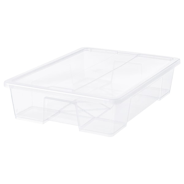 SAMLA Box mit Deckel, transparent,