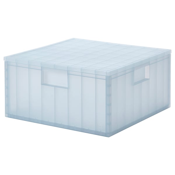 PANSARTAX Box mit Deckel, transparent graublau, Top Angebot