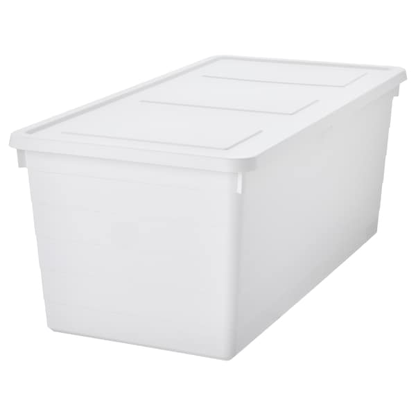 SOCKERBIT Box mit Deckel, weiß,
