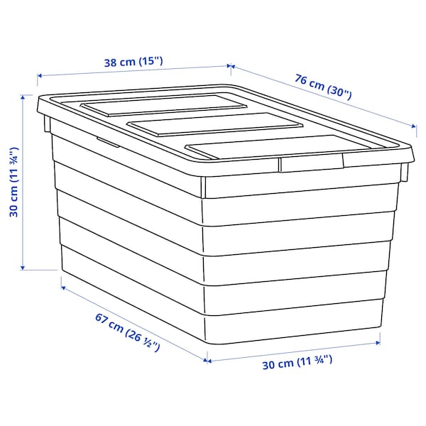 SOCKERBIT Box mit Deckel, weiß, Neueste Mode