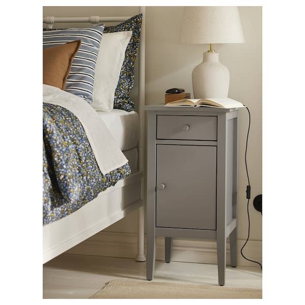 BLIDVÄDER Tischleuchte, elfenbeinweiß Keramik/beige, Sonderangebot der Fabrik
