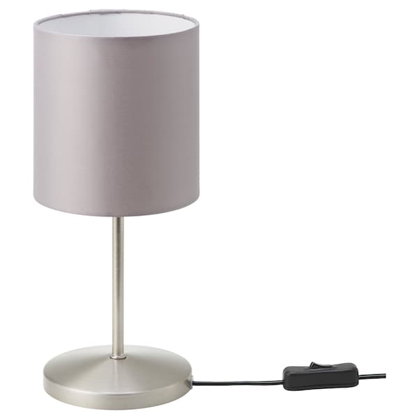 INGARED Tischleuchte, grau,