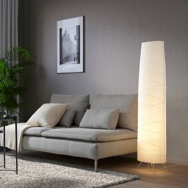 VICKLEBY Standleuchte, weiß/Handarbeit, im Angebot