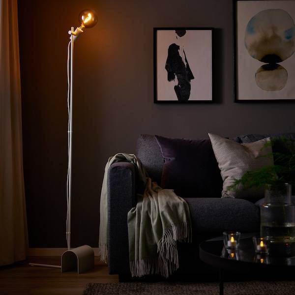 HÅRSLINGA Standleuchte, weiß Fabrik Onlineshop