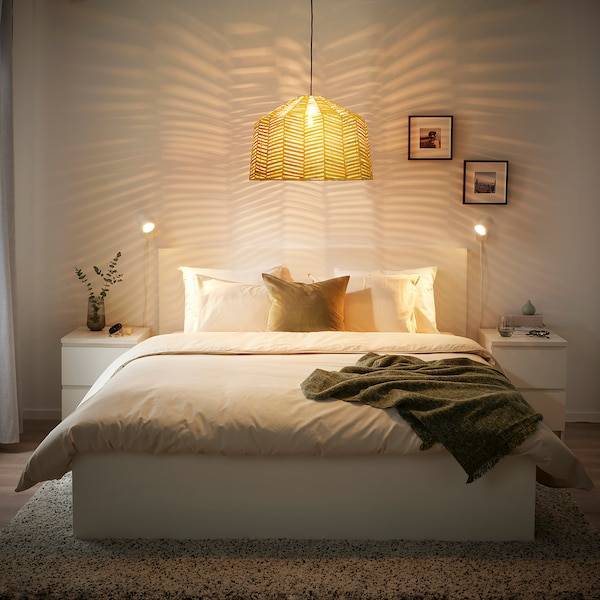 KAPPELAND Hängeleuchtenschirm, Rattan, Blitzangebot