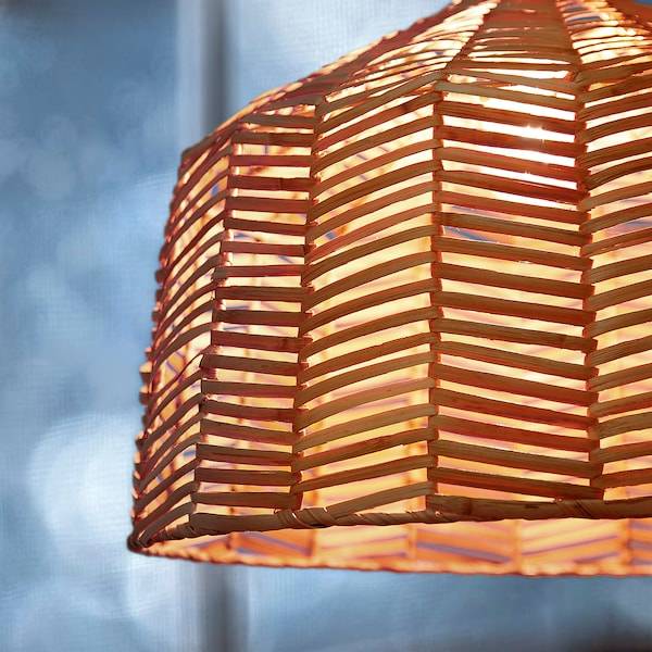 KAPPELAND Hängeleuchtenschirm, Rattan, Blitzangebot