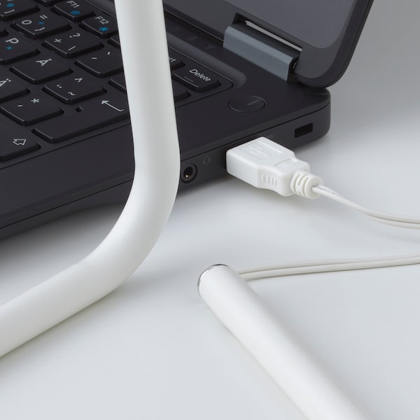 HÅRTE Arbeitsleuchte, LED, weiß/silberfarben Bis zu 50% Rabatt