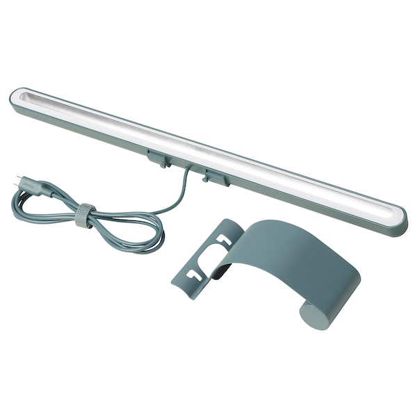 LAGERGÅNG LED-Leuchte für Bildschirm, dimmbar/türkis