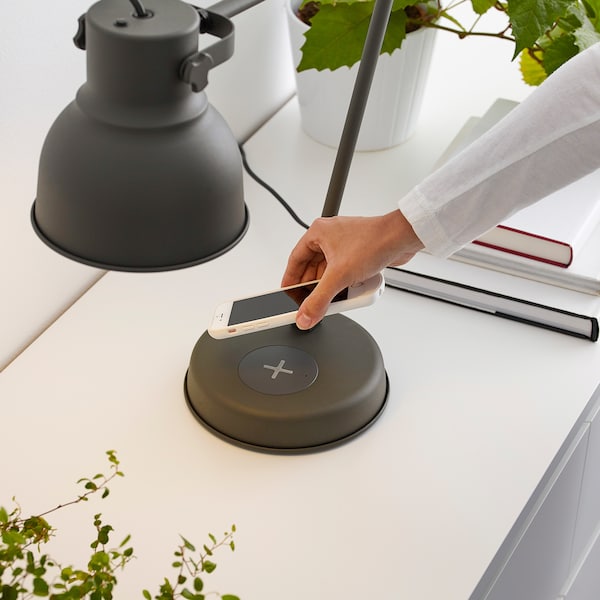 HEKTAR Arbeitsleuchte mit Ladefunktion, dunkelgrau Riesige Rabatte