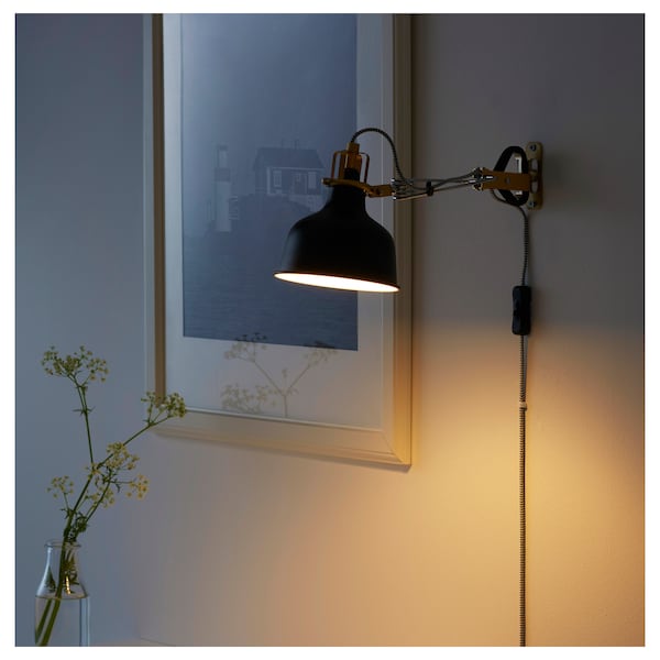 RANARP Wand-/Klemmspot, schwarz 2025