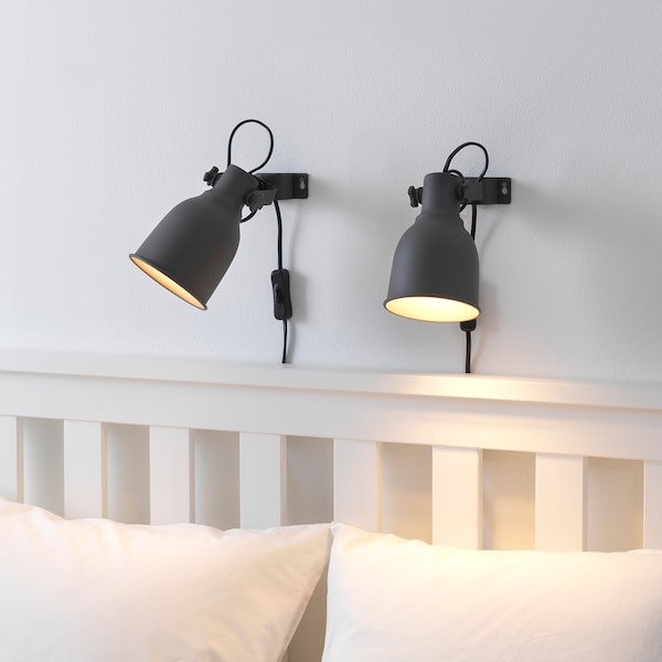 HEKTAR Wand-/Klemmspot, dunkelgrau Outlet