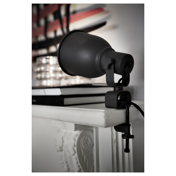 HEKTAR Wand-/Klemmspot, dunkelgrau Outlet