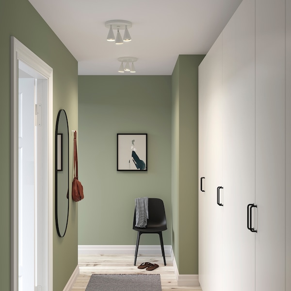 NÄVLINGE Deckenspot/3 Spots, weiß Räumungsverkauf