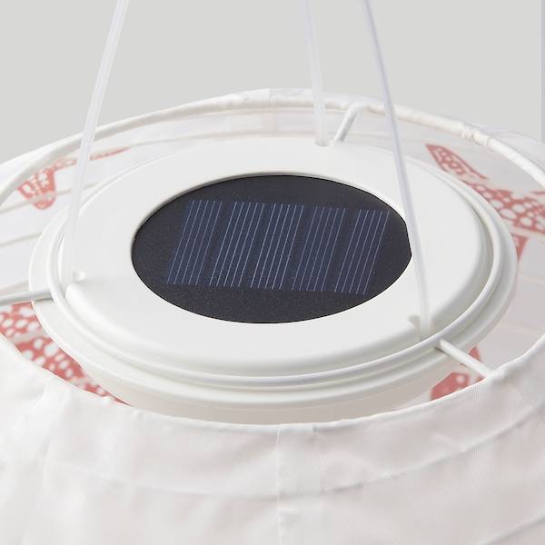 SOLVINDEN Solarhängeleuchte, LED, für draußen rund/rot Stern, Tägliche Deals