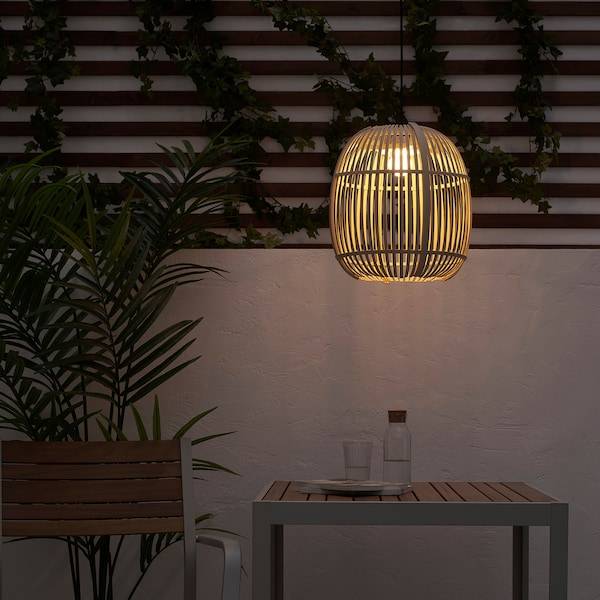 SOLVINDEN LED-Hängeleuchte, für draußen/oval, Riesige Ersparnisse