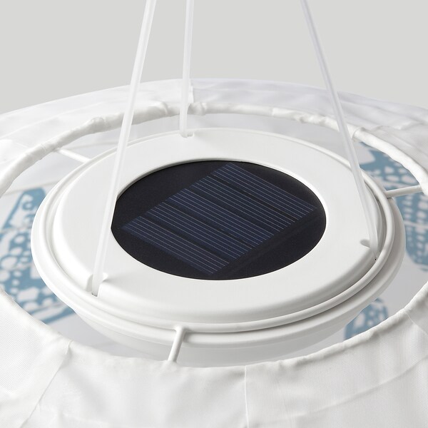 SOLVINDEN Solarhängeleuchte, LED, für draußen rund/blau Stern, VIP-Rabatte