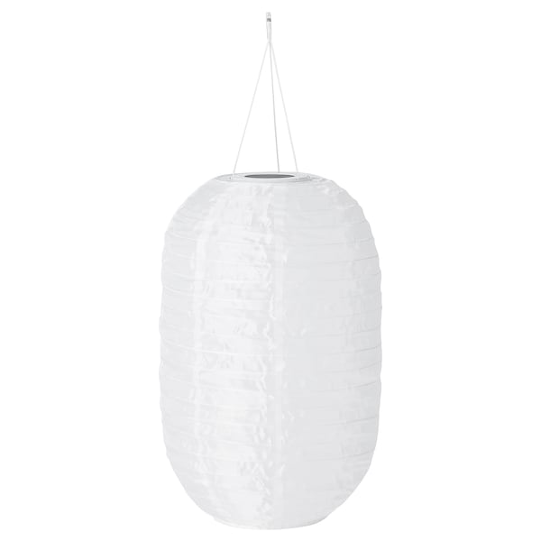 SOLVINDEN Solarhängeleuchte, LED, für draußen/oval weiß, Letzte 2 Tage