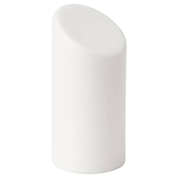 ÄDELLÖVSKOG Blockkerze, LED, weiß/drinnen/draußen,