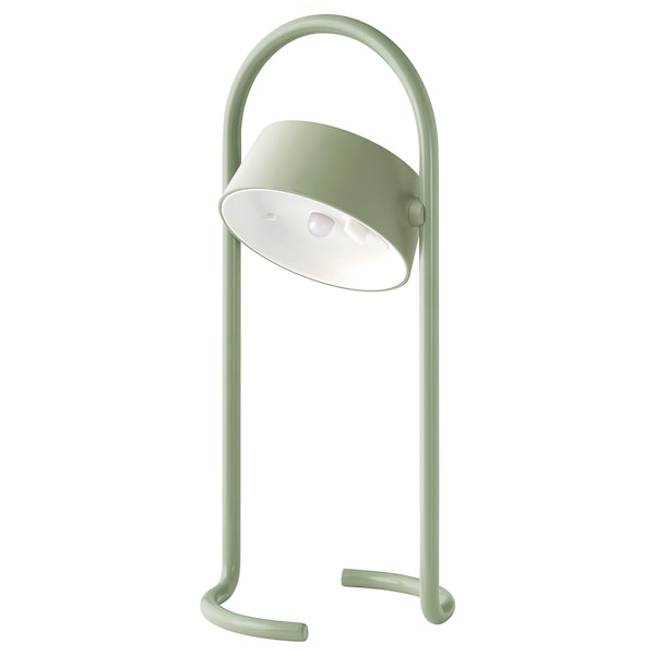 SOLVINDEN Tischleuchte, LED, batteriebetrieben/für draußen grün,
