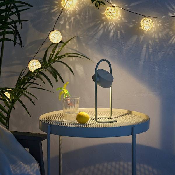 SOLVINDEN Tischleuchte, LED, batteriebetrieben/für draußen grün, Discount Store für neue Produkte