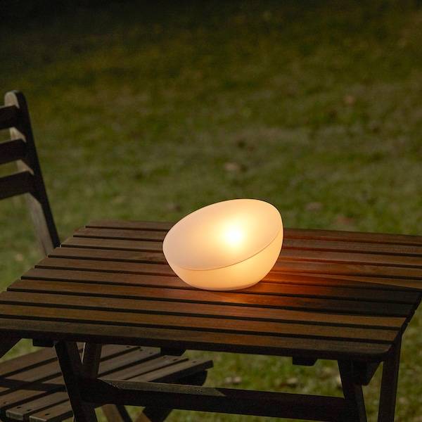 SOLVINDEN Solarleuchte, LED, für draußen/Halbkugel weiß, Super Rabatt